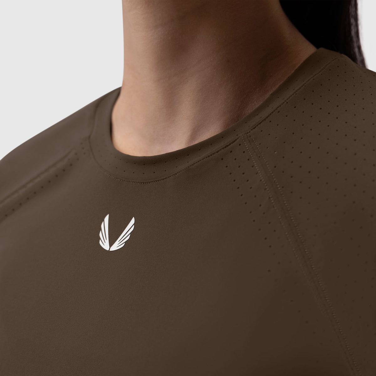 W017. Laser-Vent™ Established Tee - Dark Earth | ASRV