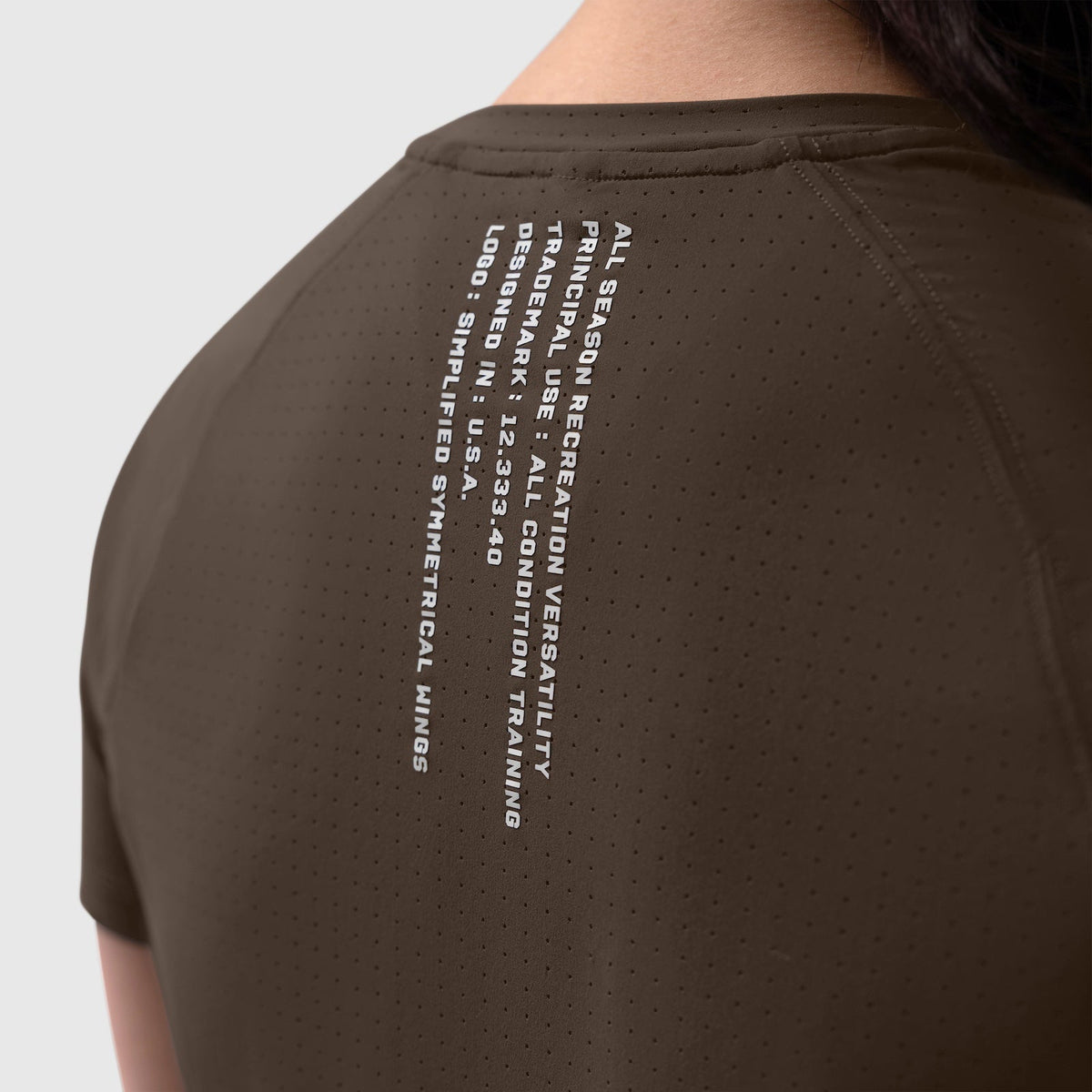W017. Laser-Vent™ Established Tee - Dark Earth | ASRV