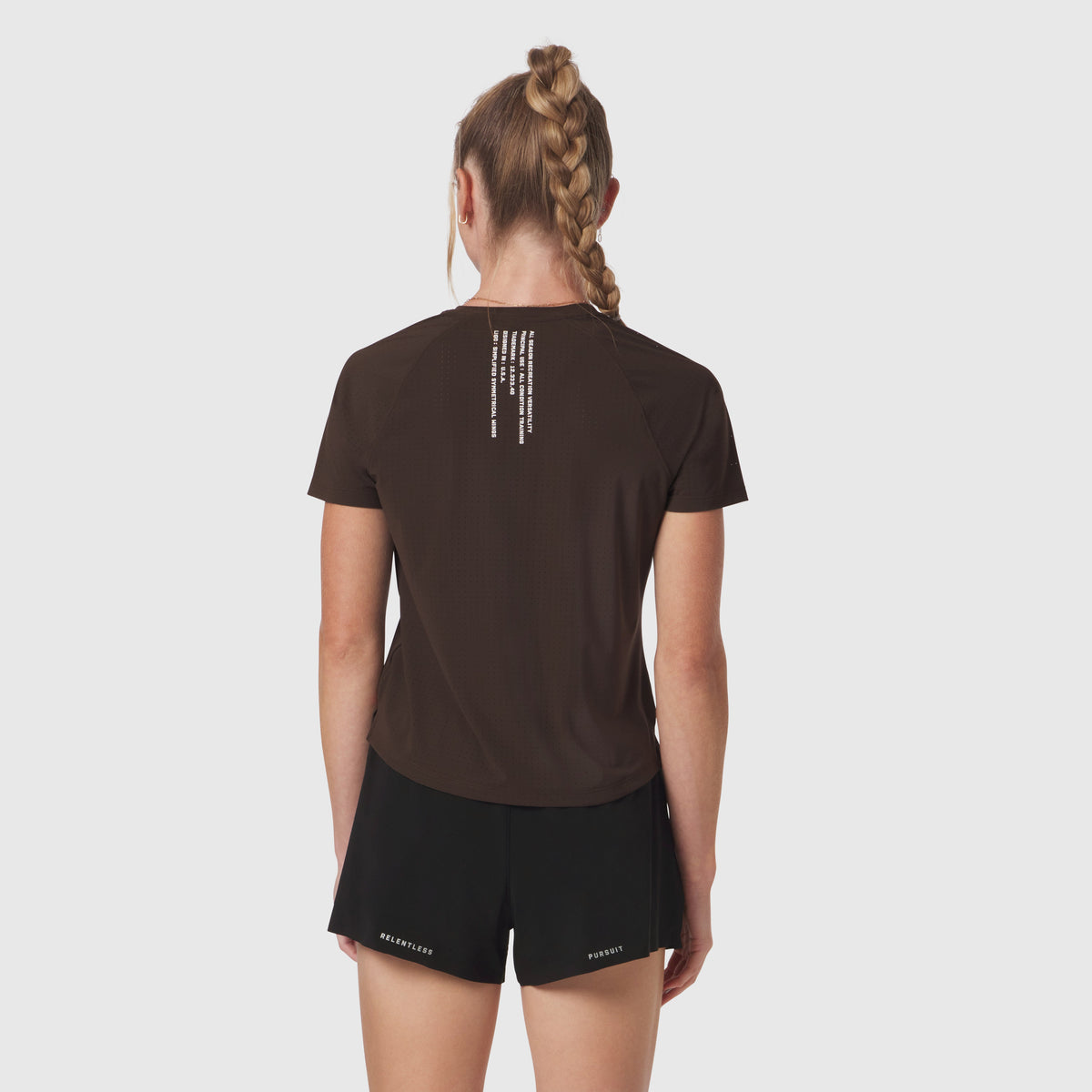 W017. Laser-Vent™ Established Tee - Dark Earth | ASRV