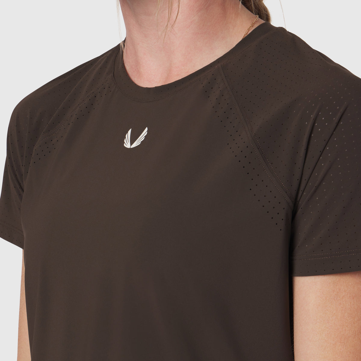 W017. Laser-Vent™ Established Tee - Dark Earth | ASRV