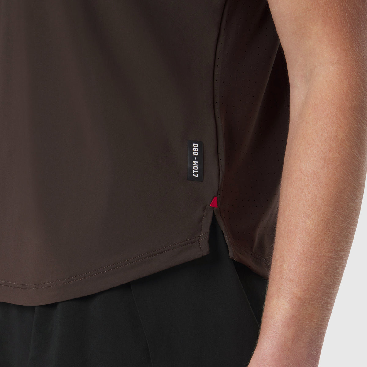 W017. Laser-Vent™ Established Tee - Dark Earth | ASRV