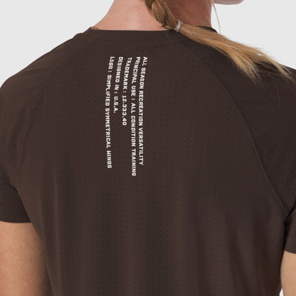 W017. Laser-Vent™ Established Tee - Dark Earth | ASRV