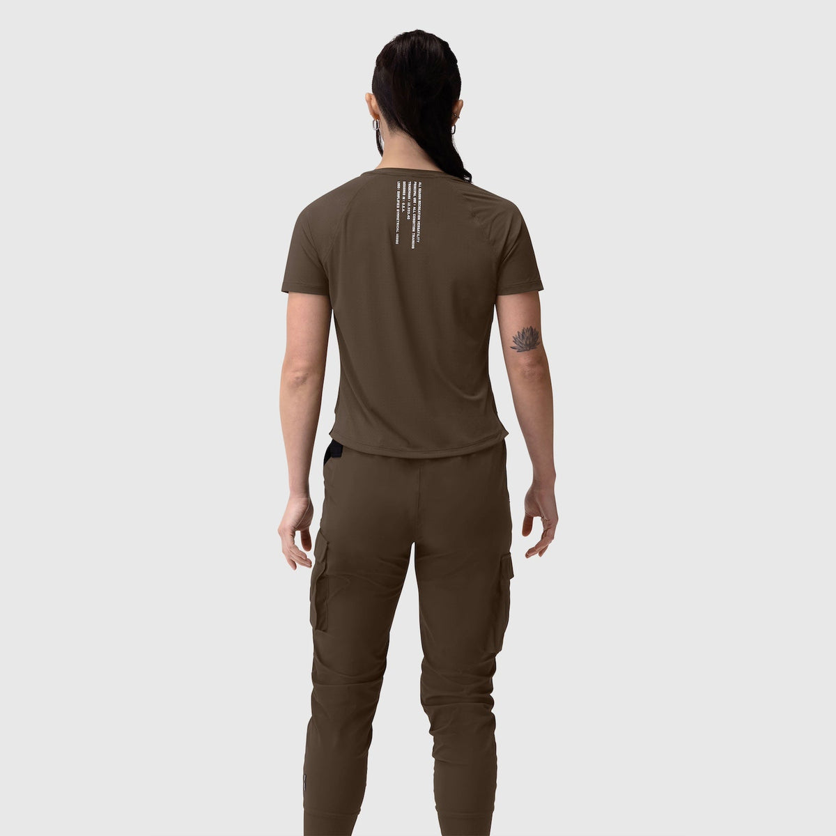 W017. Laser-Vent™ Established Tee - Dark Earth | ASRV
