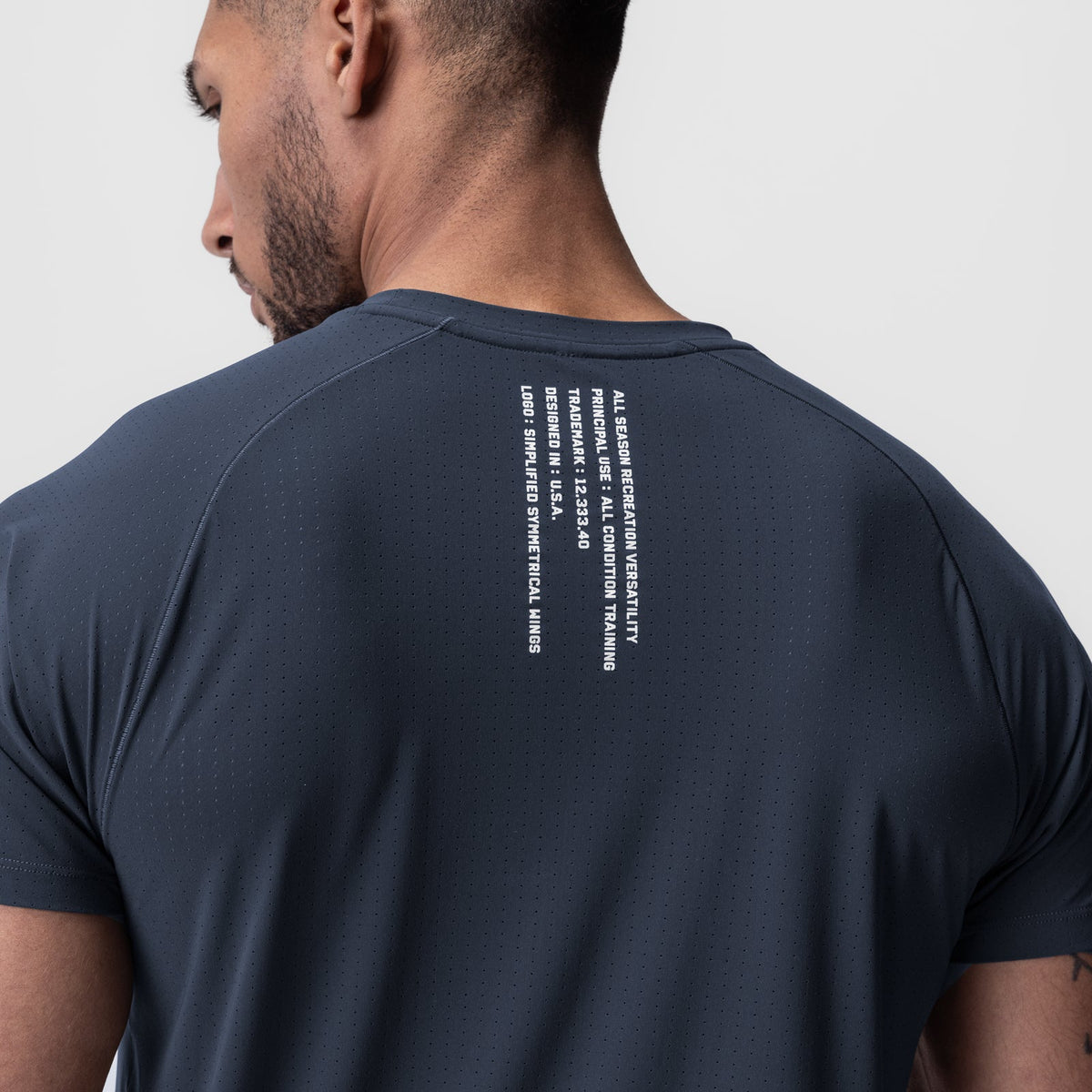 0948. Laser-Vent™ Established Tee - Navy | ASRV