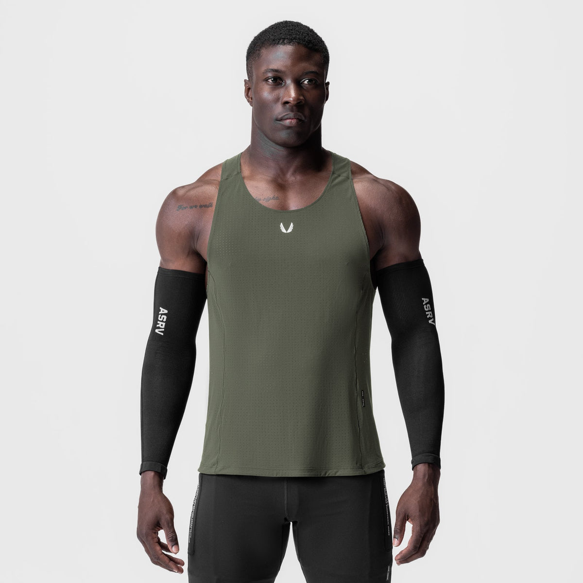 0949. Laser-Vent™ Singlet Tank - Olive | ASRV