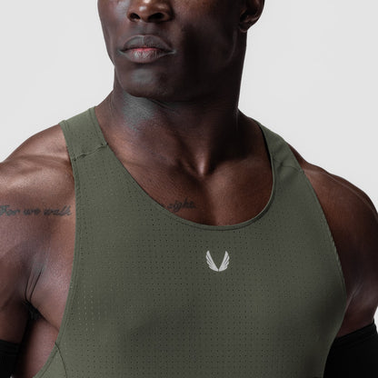 0949. Laser-Vent™ Singlet Tank - Olive | ASRV
