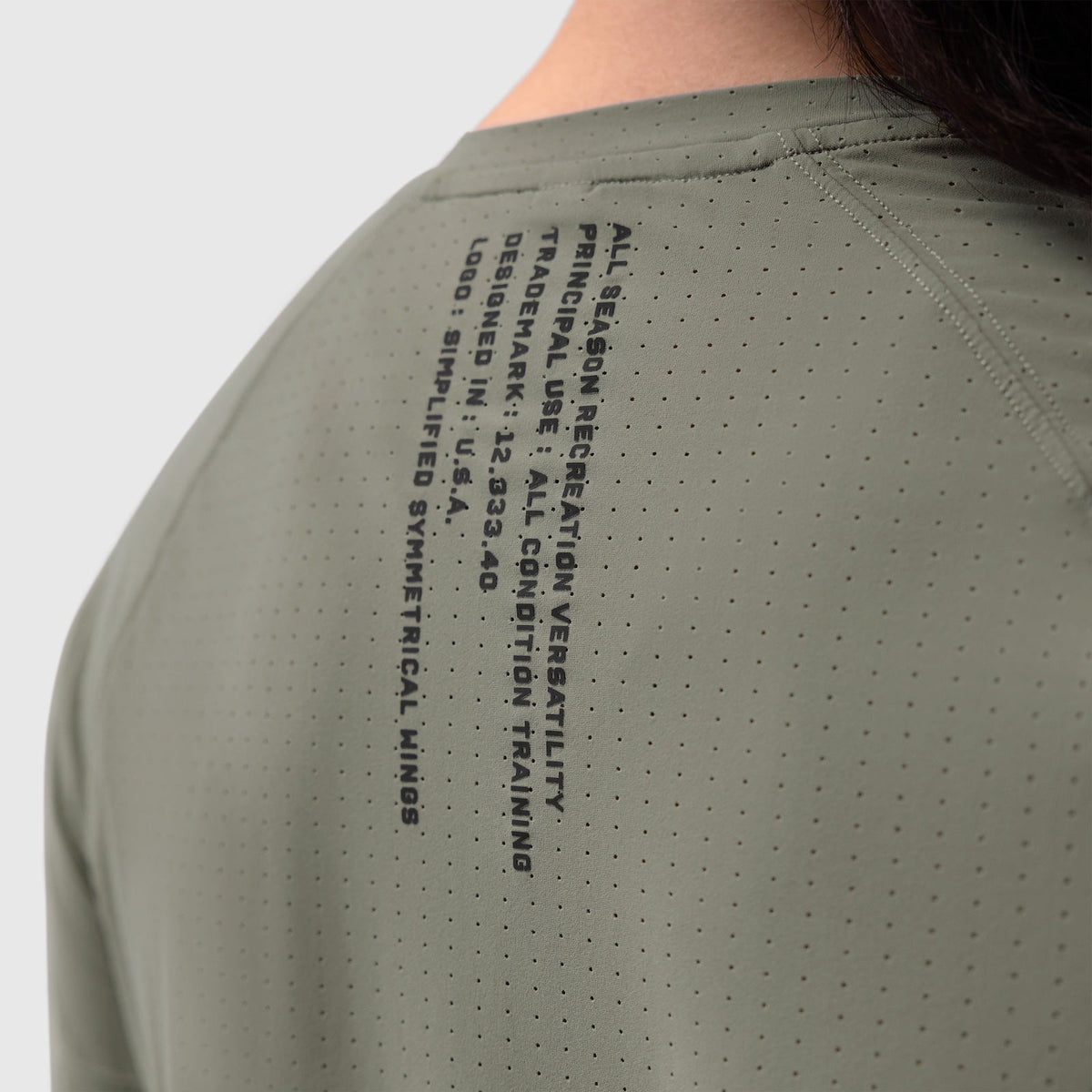 W017. Laser-Vent™ Established Tee - Sage | ASRV