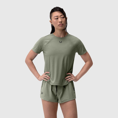 W017. Laser-Vent™ Established Tee - Sage | ASRV