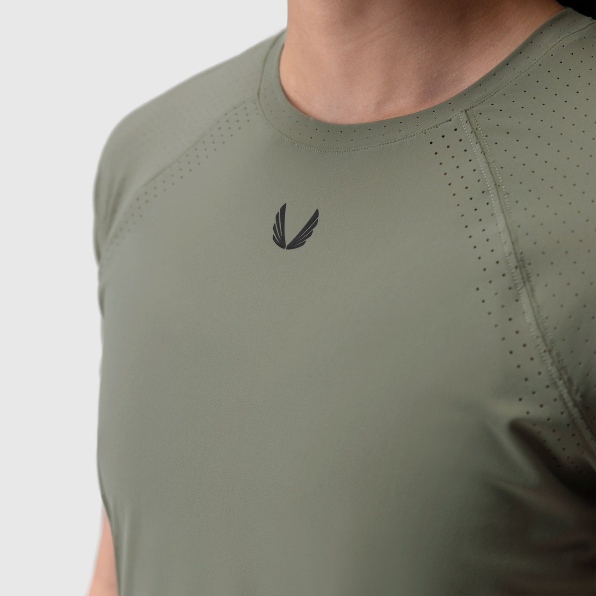 W017. Laser-Vent™ Established Tee - Sage | ASRV