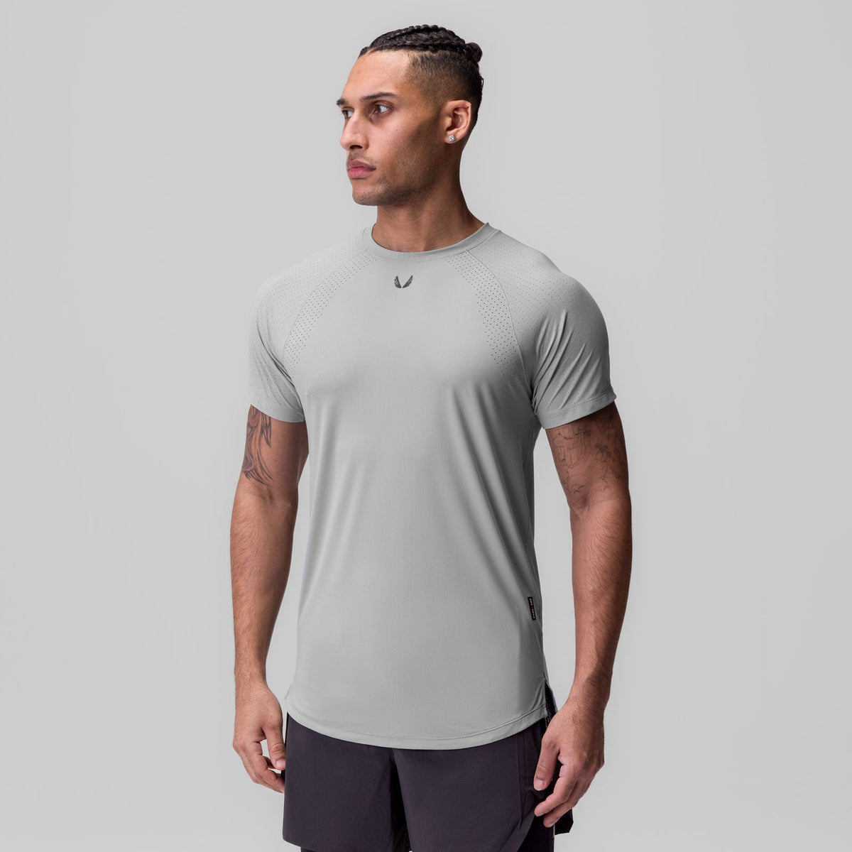 0948. Laser-Vent™ Established Tee - Slate Grey | ASRV