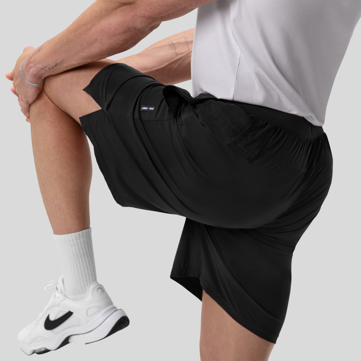 0997. Aerotex™ 8" Training Short - Black | ASRV