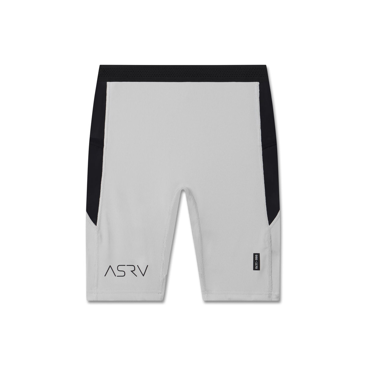 1170. Lycra® Ribbed Run Half-Tight - Slate Grey | ASRV