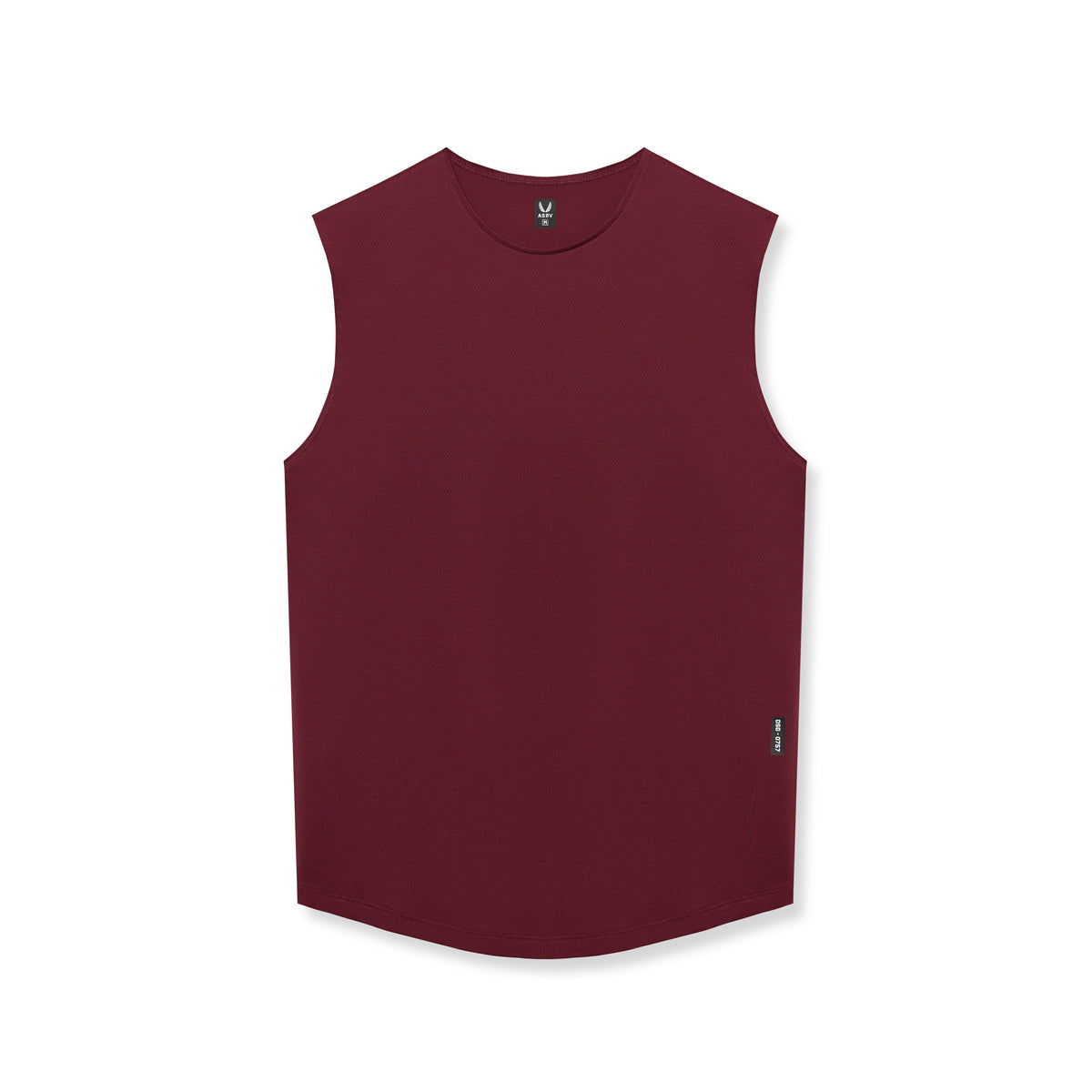 0757. AeroSilver® Cutoff Tank - Crimson | ASRV