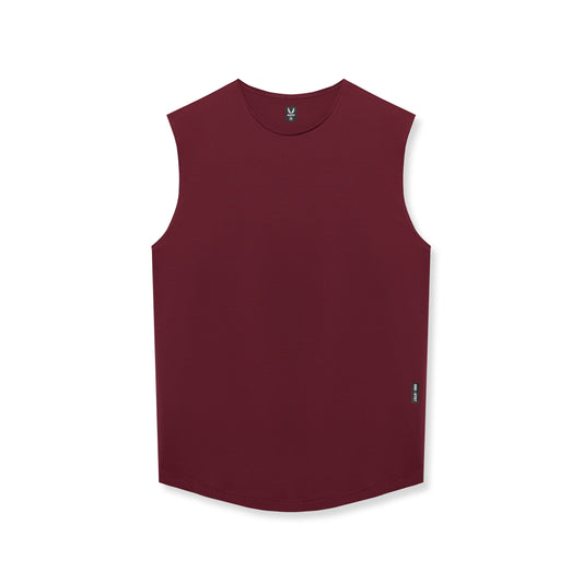 0757. AeroSilver® Cutoff Tank - Crimson | ASRV