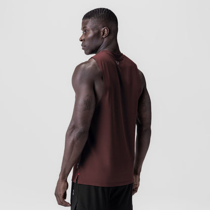 0837. 3D-Lite® 2.0 Lycra® Muscle Tank - Crimson "RP" | ASRV