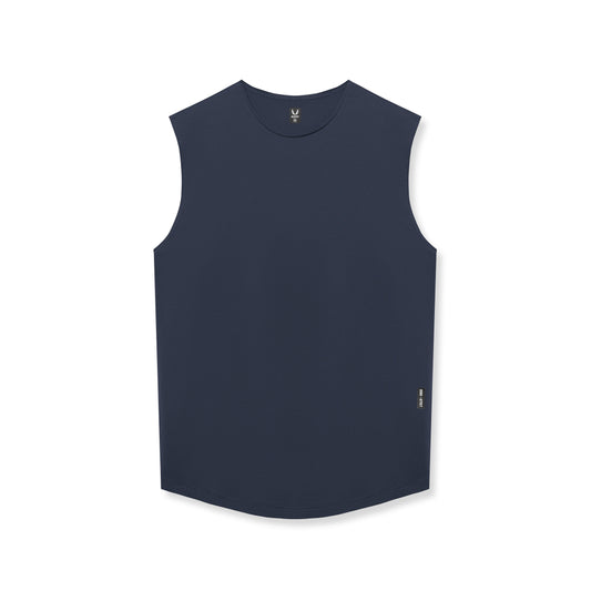 0757. AeroSilver® Cutoff Tank - Navy | ASRV