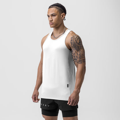 0754. AeroSilver® Training Singlet - White | ASRV