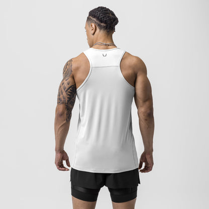 0754. AeroSilver® Training Singlet - White | ASRV