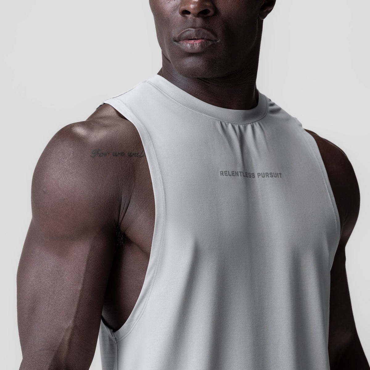 0837. 3D-Lite® 2.0 Lycra® Muscle Tank - Slate Grey "RP" | ASRV