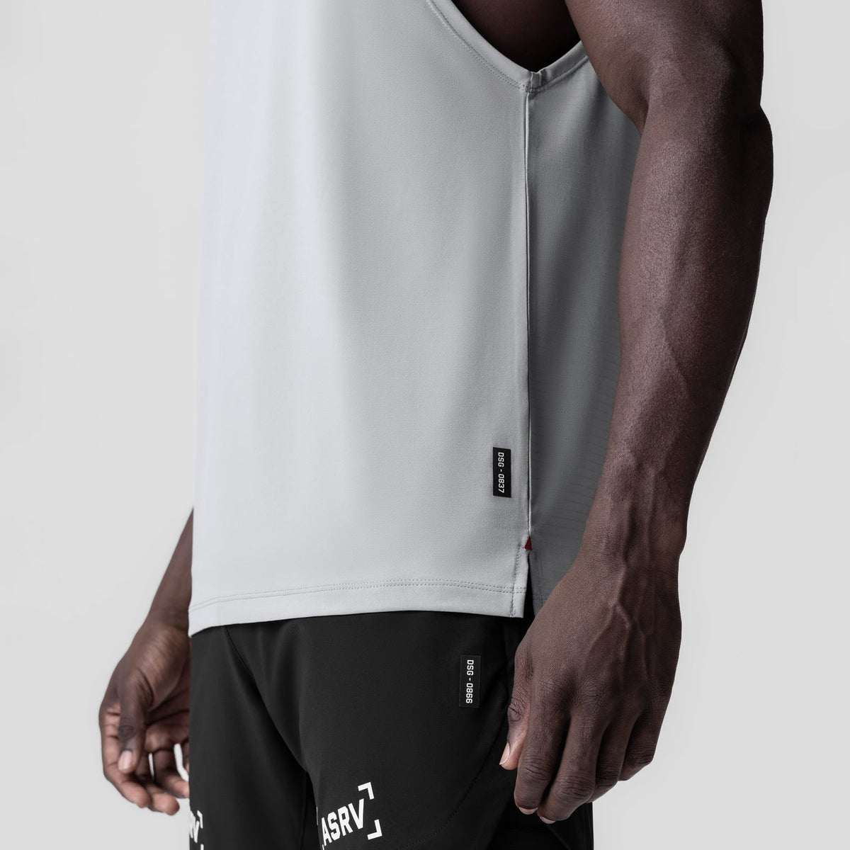 0837. 3D-Lite® 2.0 Lycra® Muscle Tank - Slate Grey "RP" | ASRV