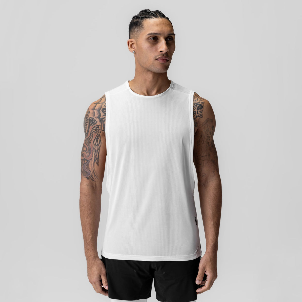 1061. Ice-Skin™ Muscle Tank - White | ASRV