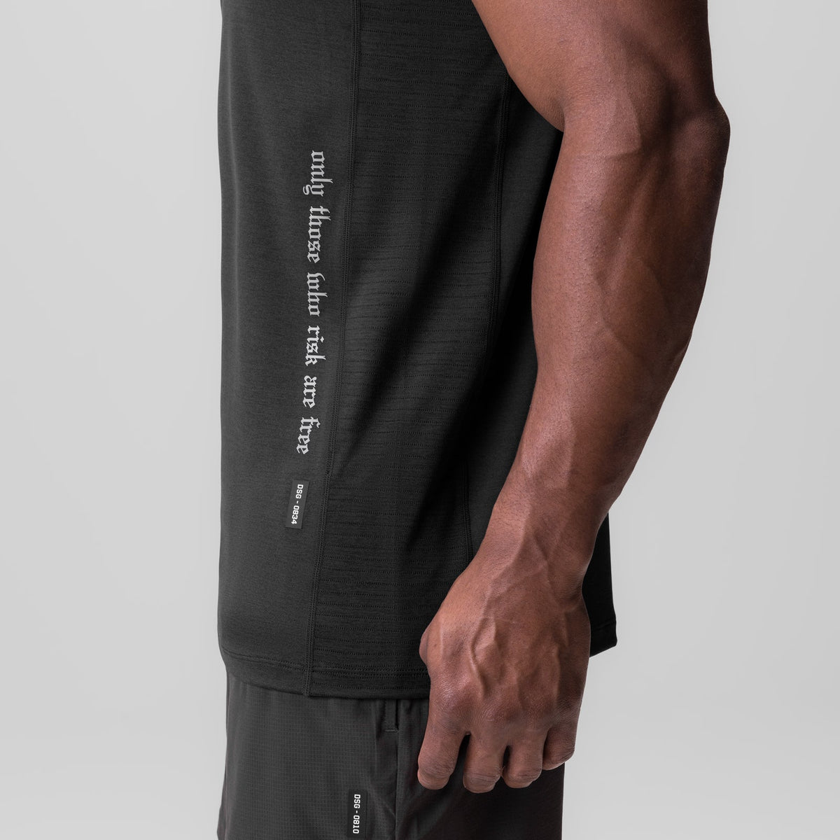 0834. 3D-Lite® 2.0 Training Singlet - Black "OTWR" | ASRV