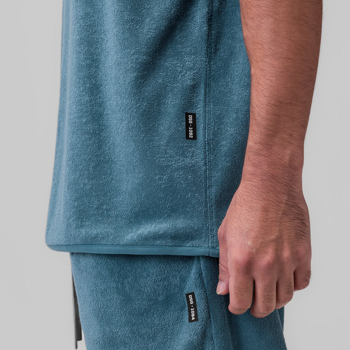 1092. Towel Terry Cutoff - Storm | ASRV