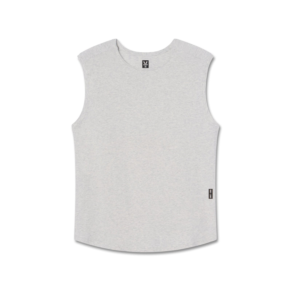 1060. Creora® Cotton Modal Cutoff Tank - Heather Grey | ASRV