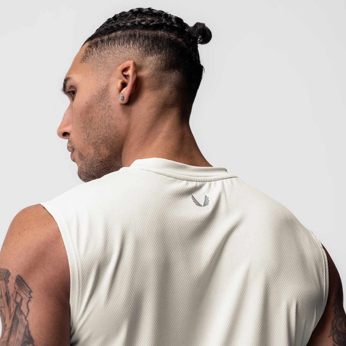 0757. AeroSilver® Cutoff Tank - Ivory Cream | ASRV