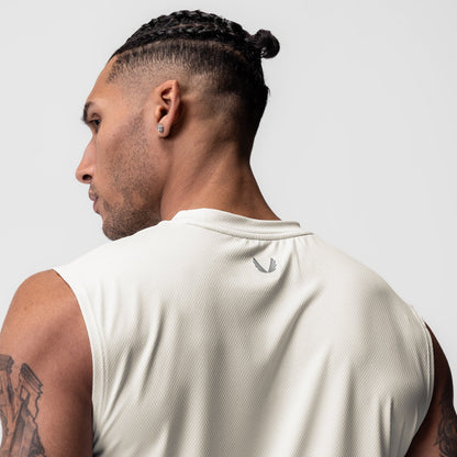 0757. AeroSilver® Cutoff Tank - Ivory Cream | ASRV