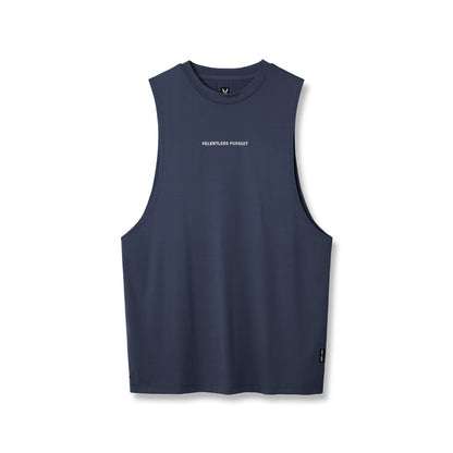 0837. 3D-Lite® 2.0 Lycra® Muscle Tank - Navy "RP" | ASRV