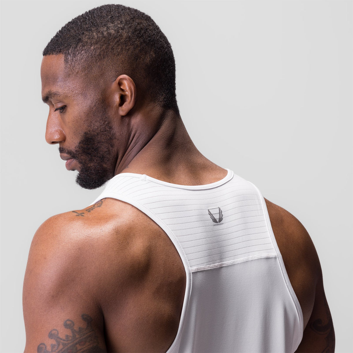 0834. 3D-Lite® 2.0 Training Singlet - White "OTWR" | ASRV