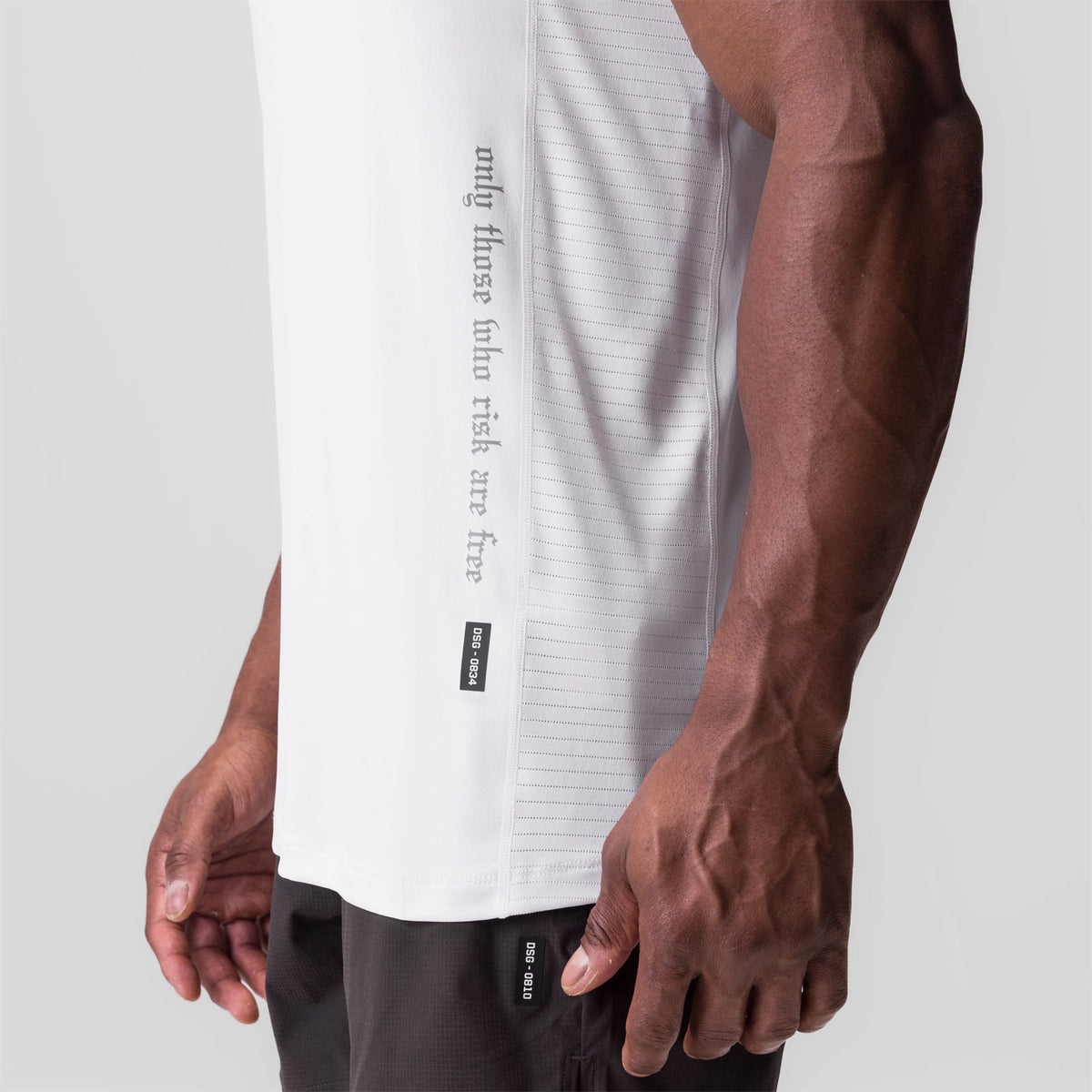 0834. 3D-Lite® 2.0 Training Singlet - White "OTWR" | ASRV