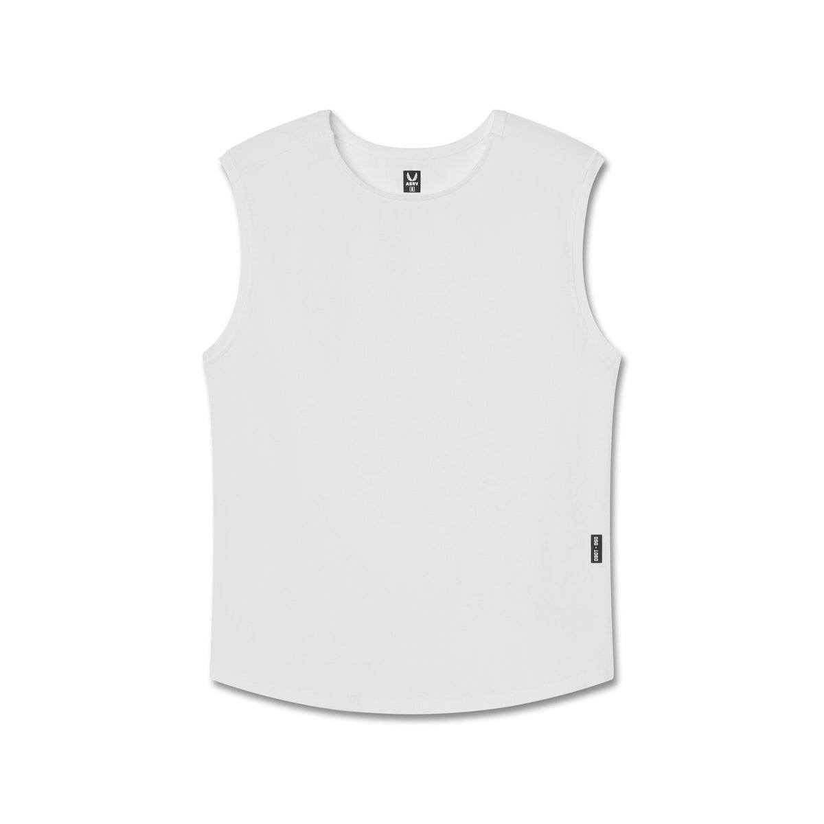 1060. Creora® Cotton Modal Cutoff Tank - White | ASRV
