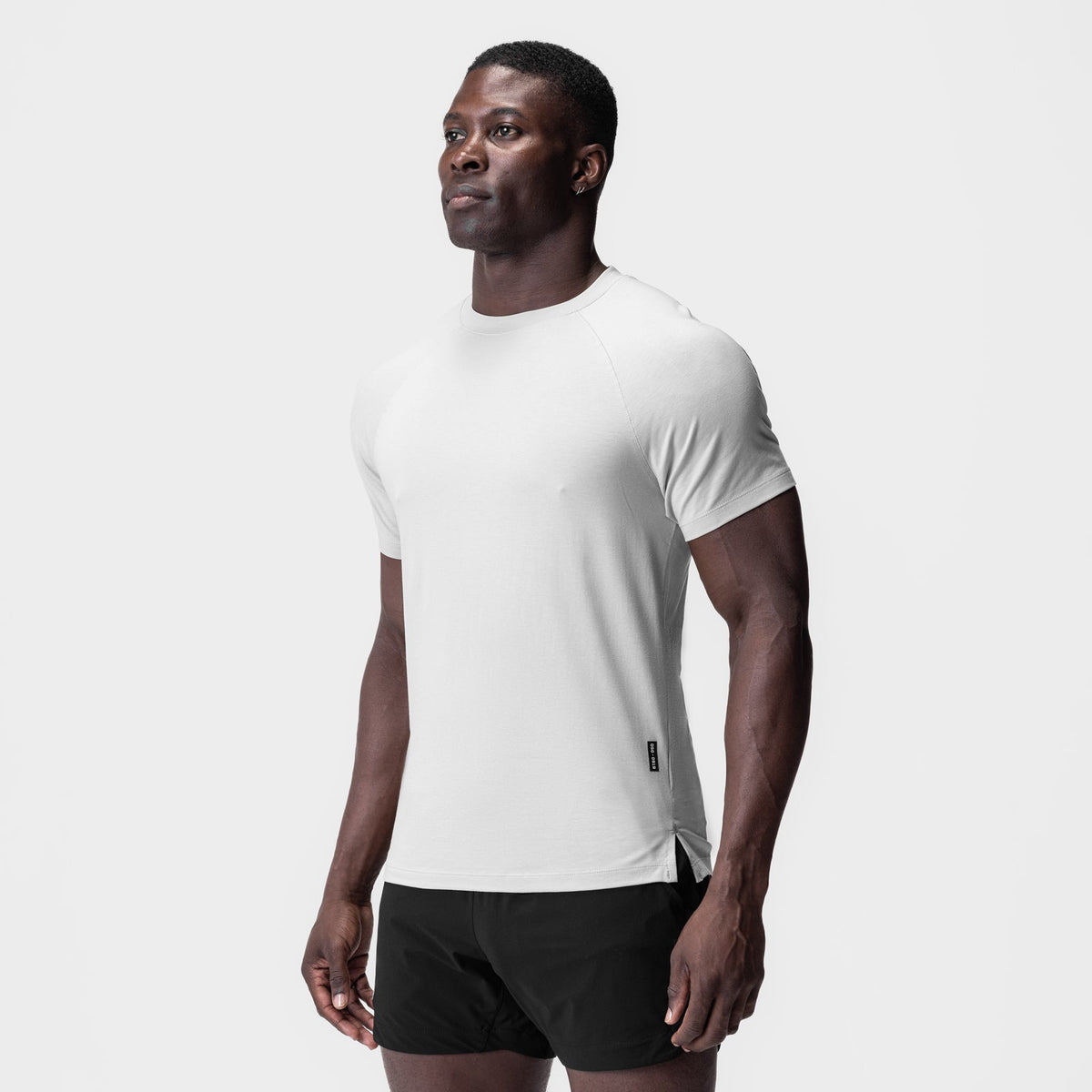 0919. Supima® Fitted Tee - White | ASRV