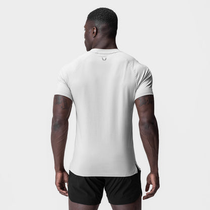 0919. Supima® Fitted Tee - White | ASRV