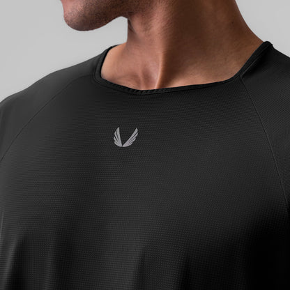 1089. Ice-Skin™ Oversized Tee - Black | ASRV