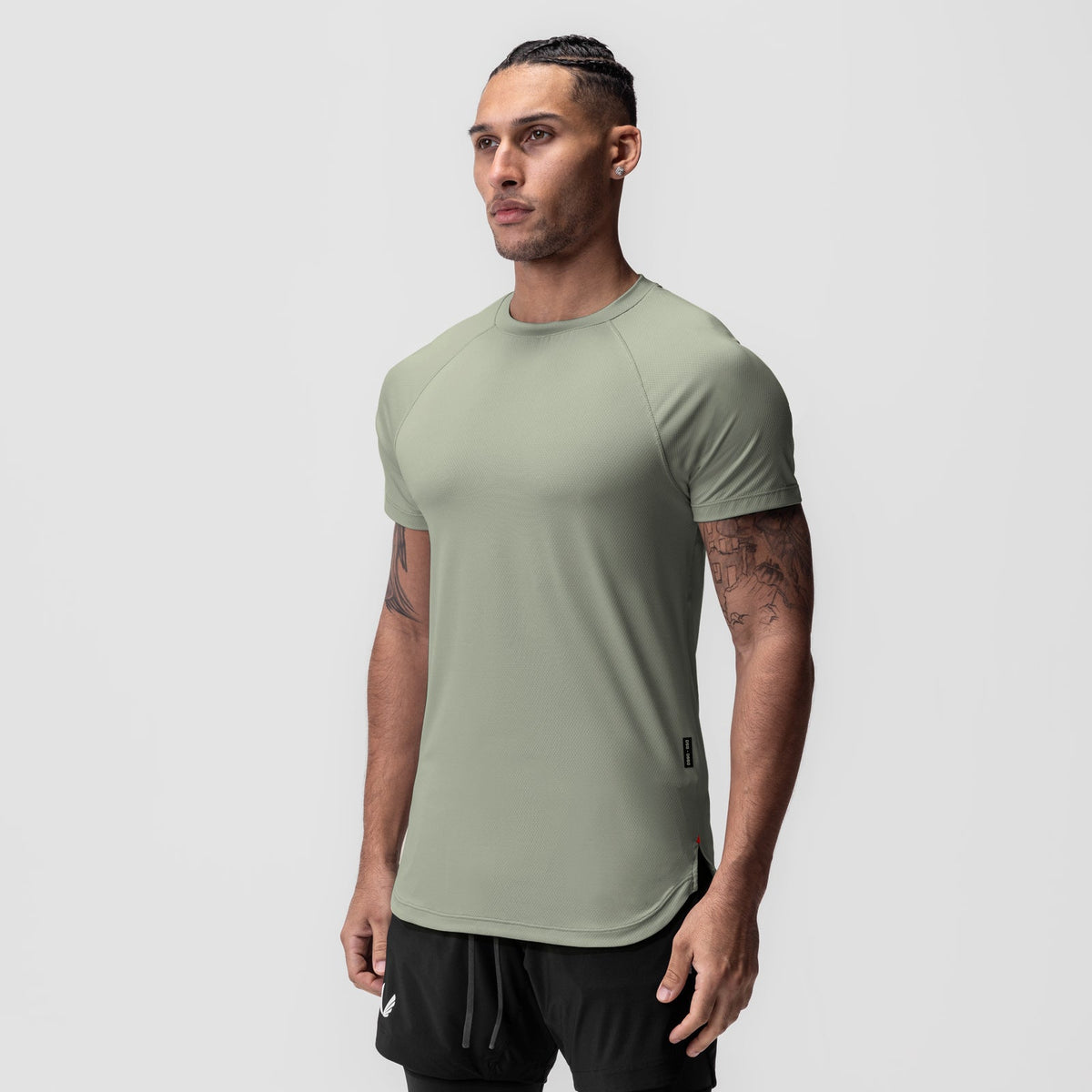 0660. AeroSilver® Established Tee - Sage | ASRV