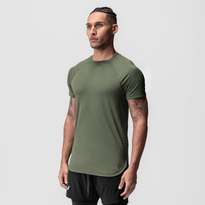0660. AeroSilver® Established Tee - Olive | ASRV
