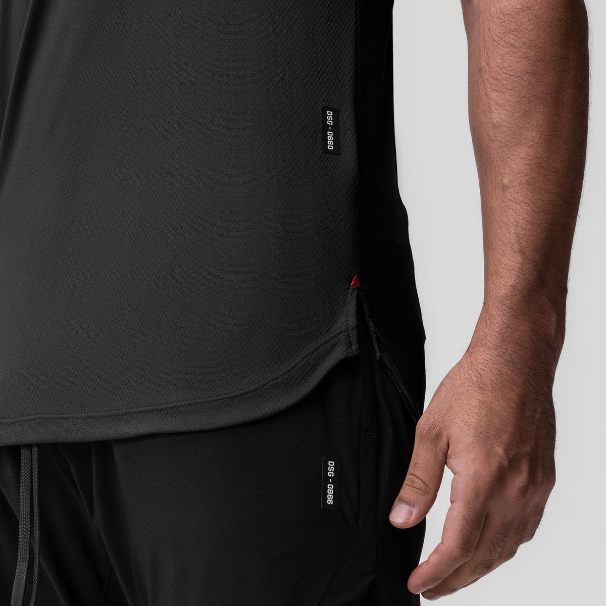 0660. AeroSilver® Established Tee - Black "Box Logo" | ASRV