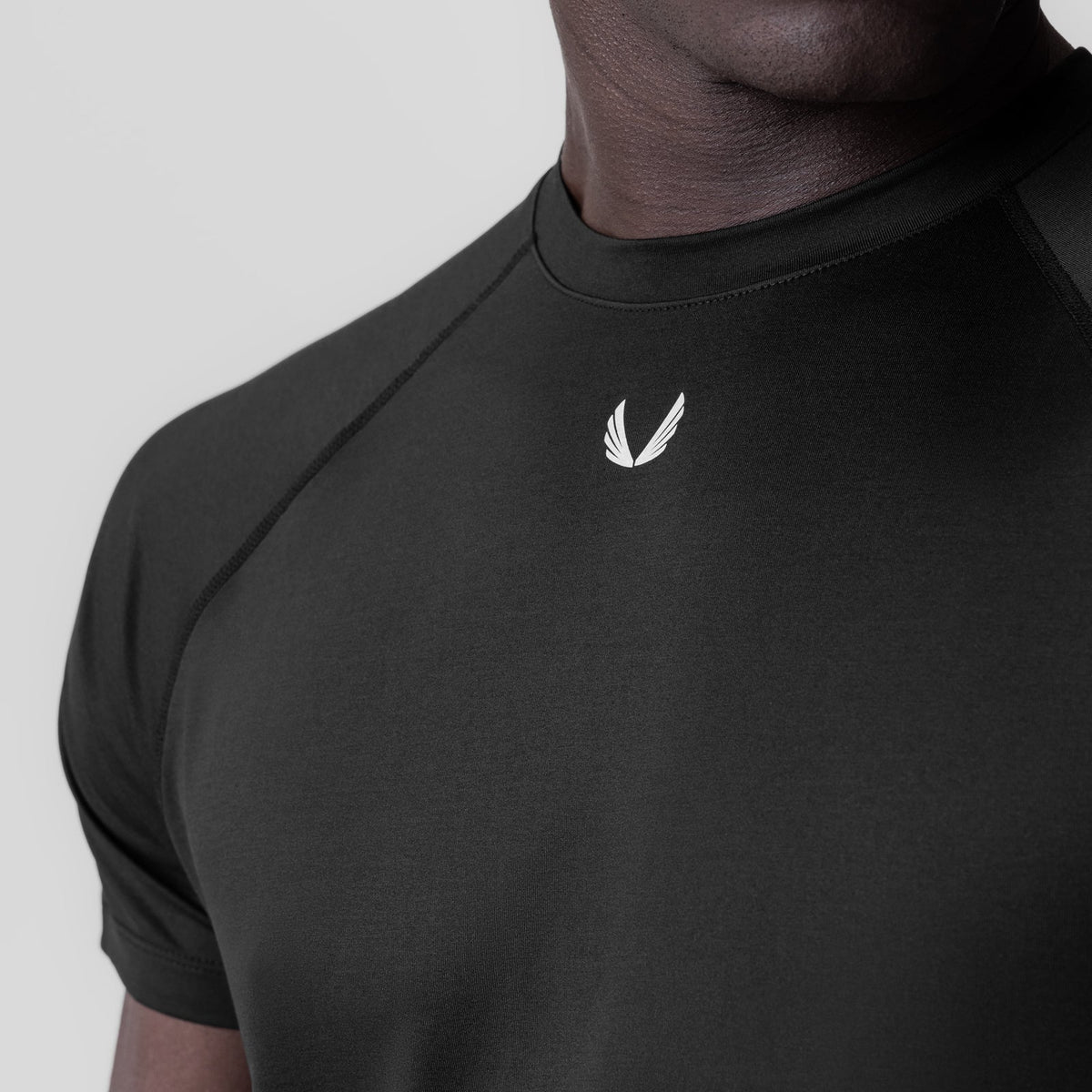 0839. 3D-Lite® 2.0 Lycra® Fitted Tee - Black "OTWR Block" | ASRV
