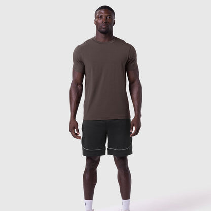 0923. Supima® Essential Tee - Dark Earth | ASRV
