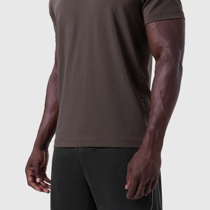 0923. Supima® Essential Tee - Dark Earth | ASRV
