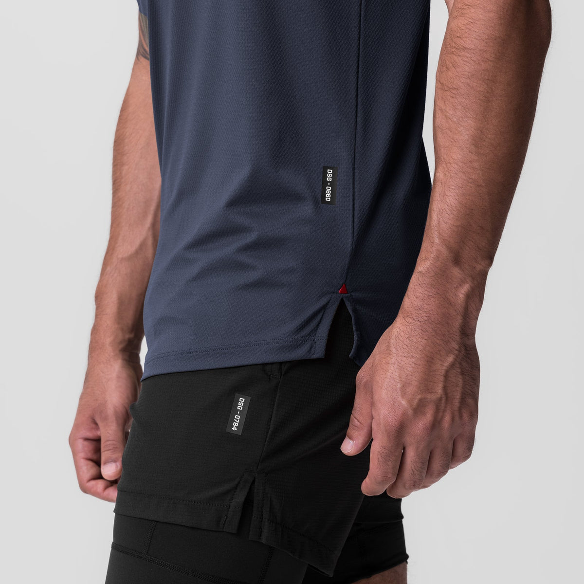 0660. AeroSilver® Established Tee - Navy | ASRV