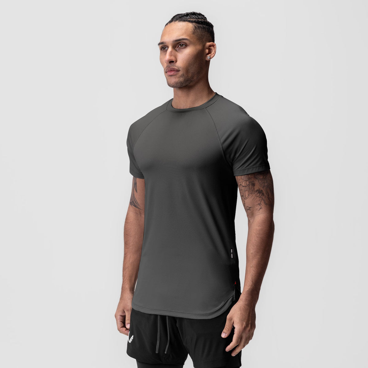 0660. AeroSilver® Established Tee - Space Grey | ASRV