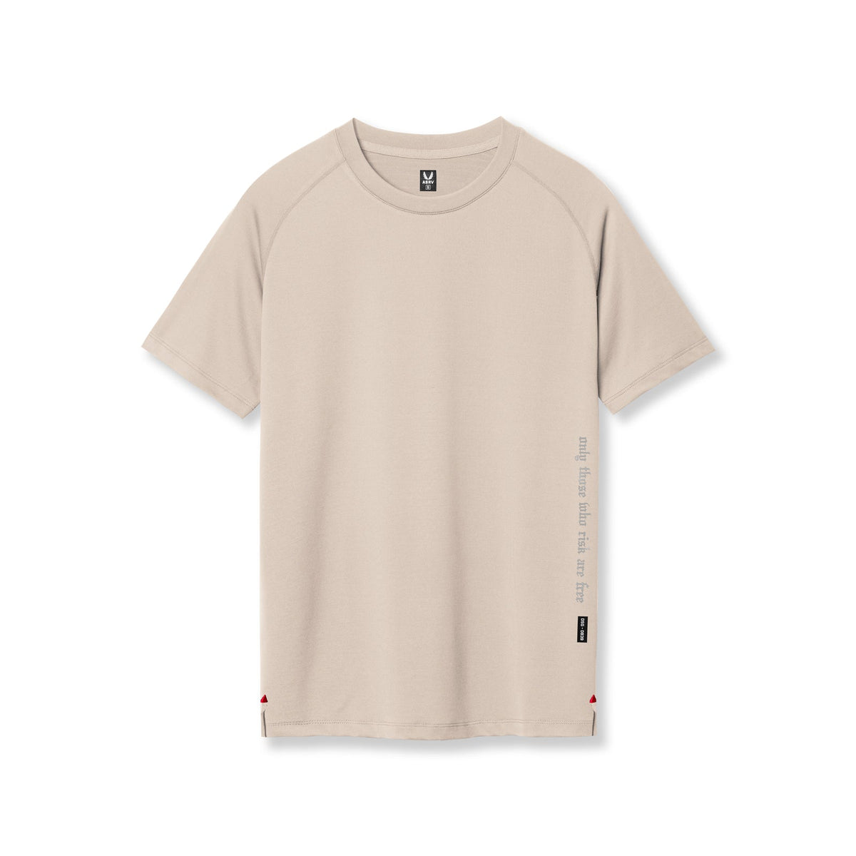 0839. 3D-Lite® 2.0 Lycra® Fitted Tee - Sand Smoke "OTWR" | ASRV