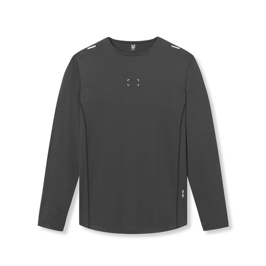 0907. AeroSilver® Training Long Sleeve - Space Grey "Space Bracket" | ASRV
