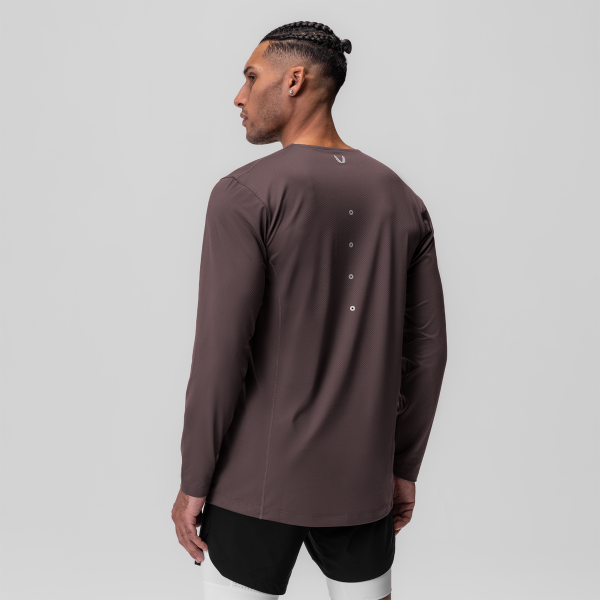 0907. AeroSilver® Training Long Sleeve - Nightshade "Space Bracket" | ASRV