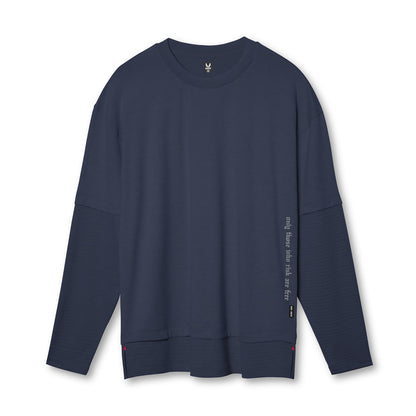 0842. 3D-Lite® 2.0 Layered Long Sleeve - Navy "OTWR" | ASRV