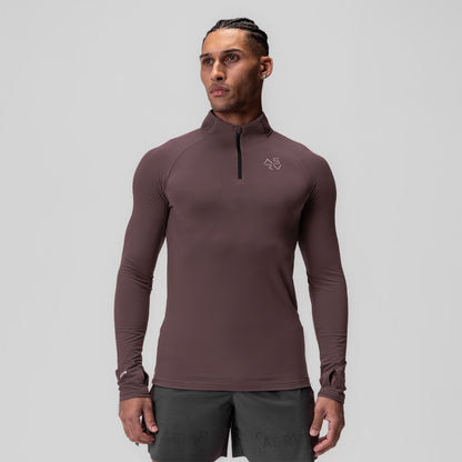 0906. Thermal Training Quarter Zip - Nightshade "Cyber" | ASRV